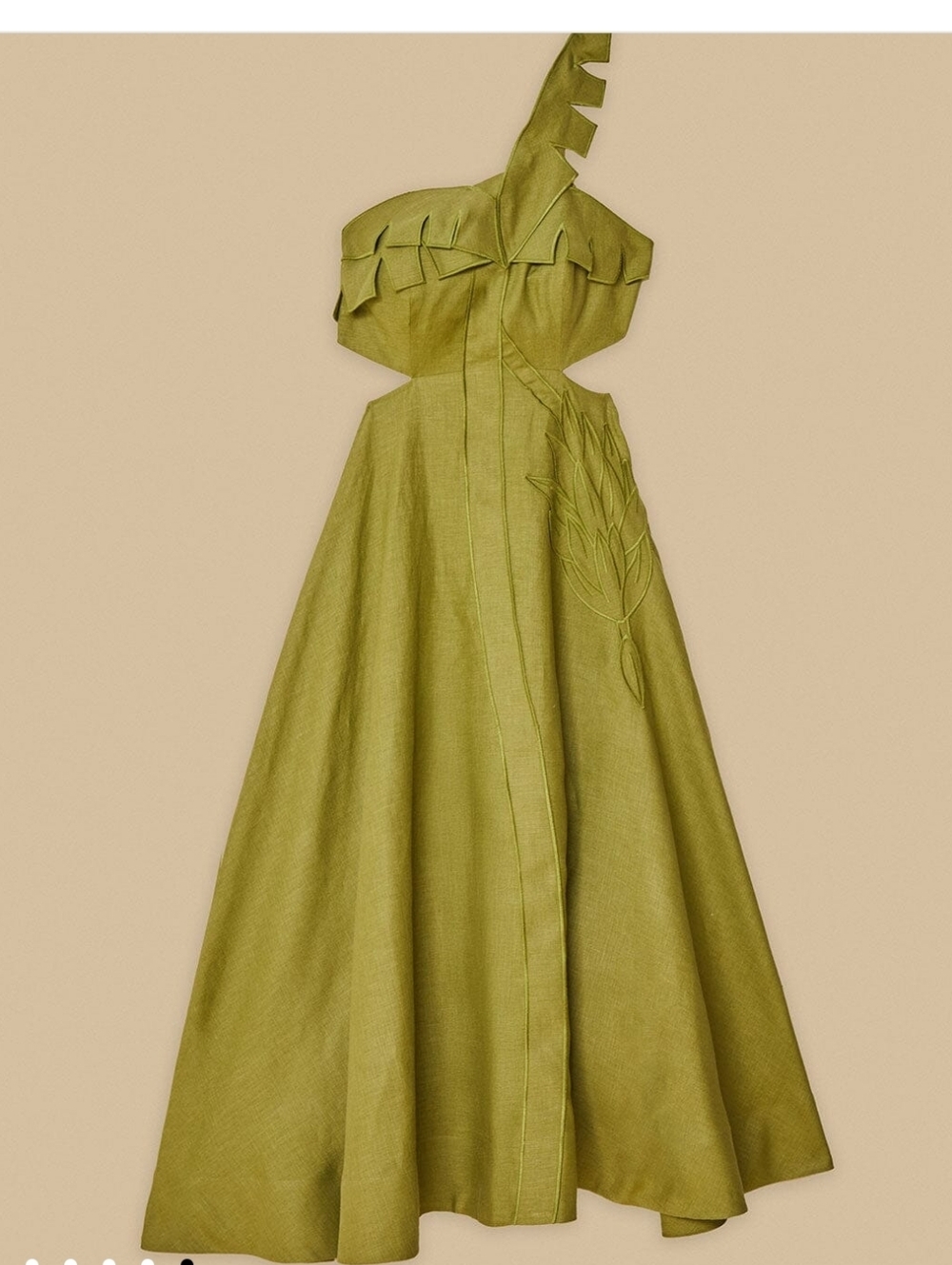 FARM Rio Parm Tree Linen Maxidress - Picture 2 of 5